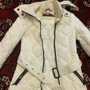 Burberry white jacket size 0